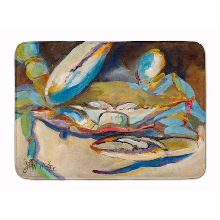 Carolines Treasures Big Crab Claw Blue Crab Machine Washable Memory Foam Mat JMK1099RUG